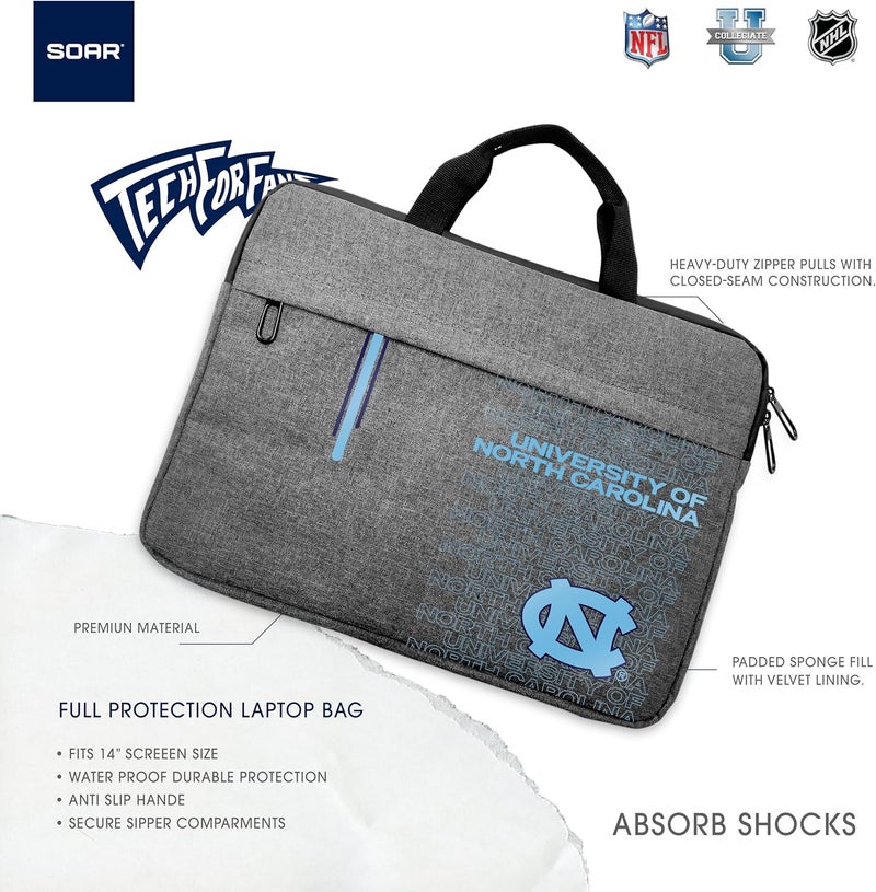 SOAR NCAA Unisex 13 Inch Laptop Sleeve - Image 4